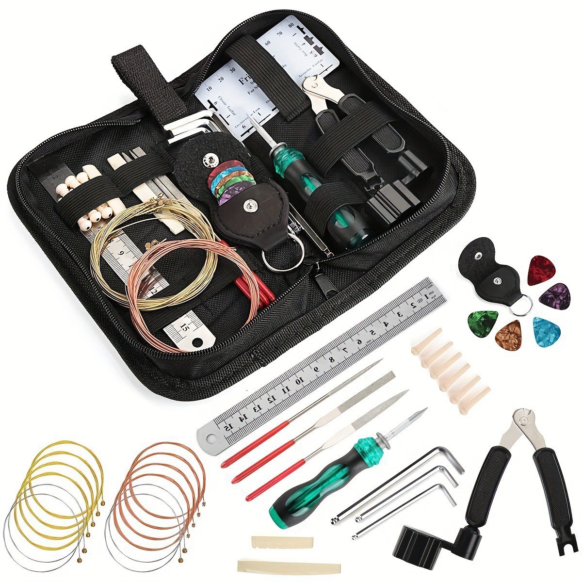 Musical Instrument Repairs - 1 Set of Guitar Repair Tools,