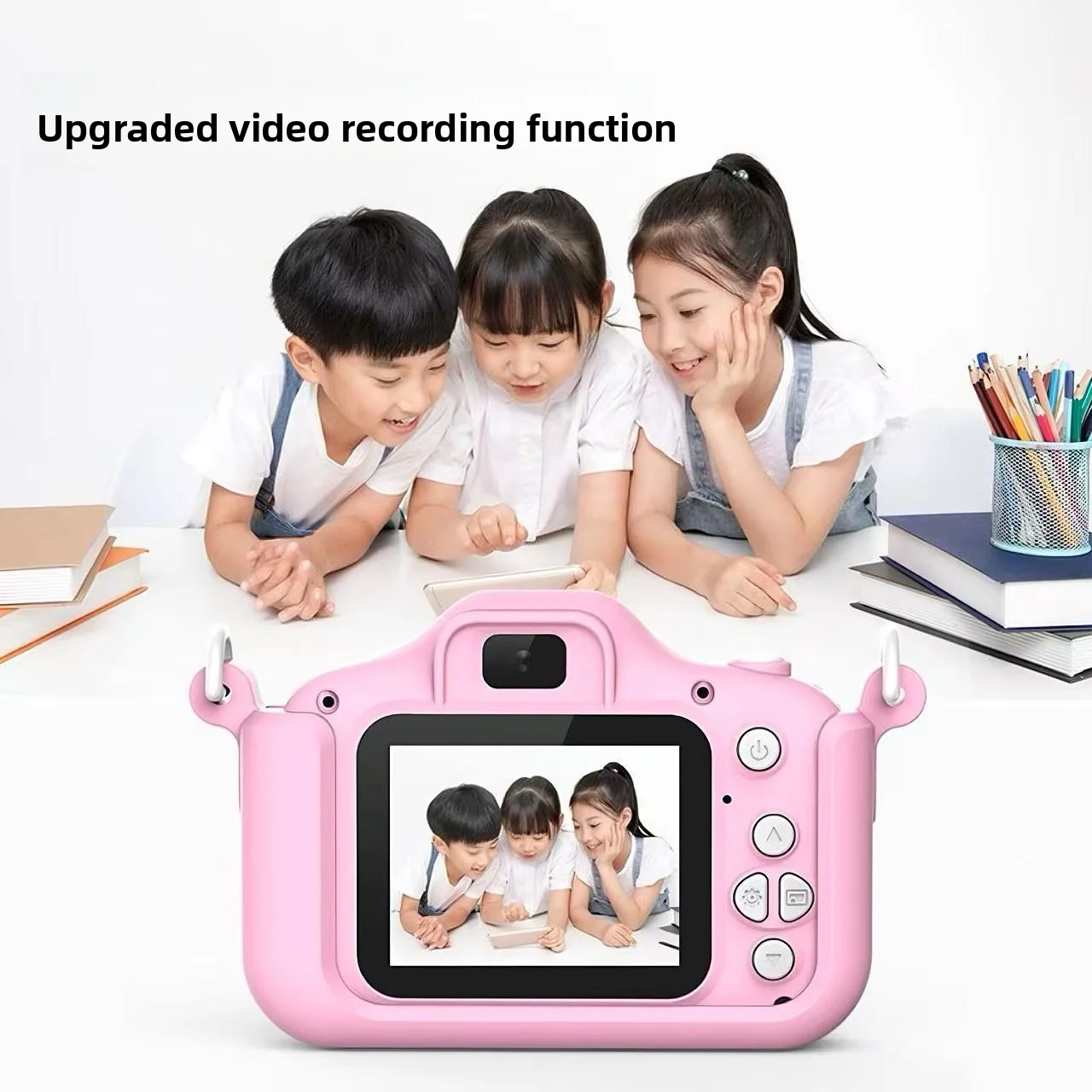 Kids Camera HD Dual Lens 1080P - Musical Instrument Recorder ulasan dan harga