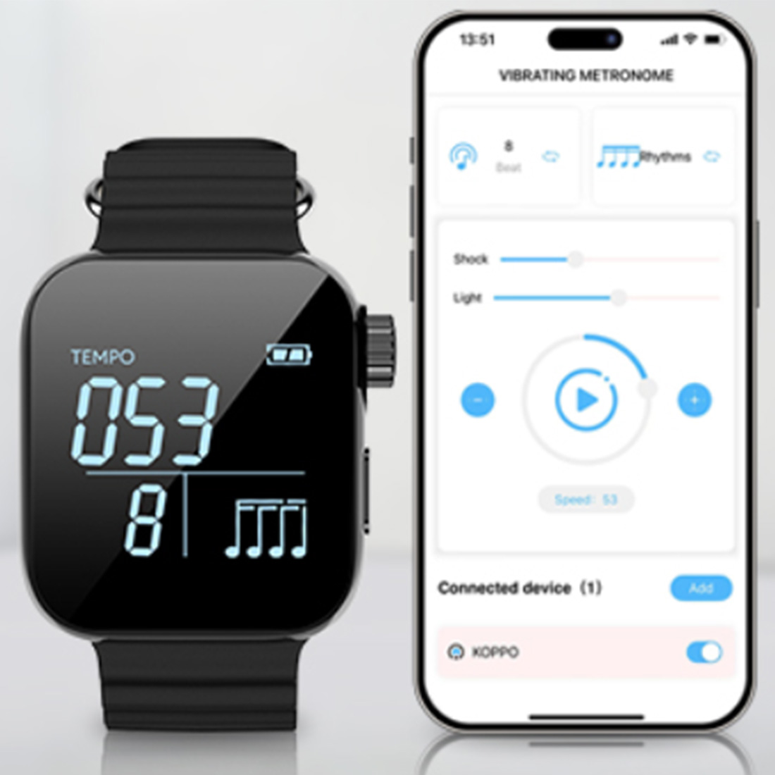 Wearable Vibrating Metronome 4 - Musical Instrument Drum ulasan dan harga