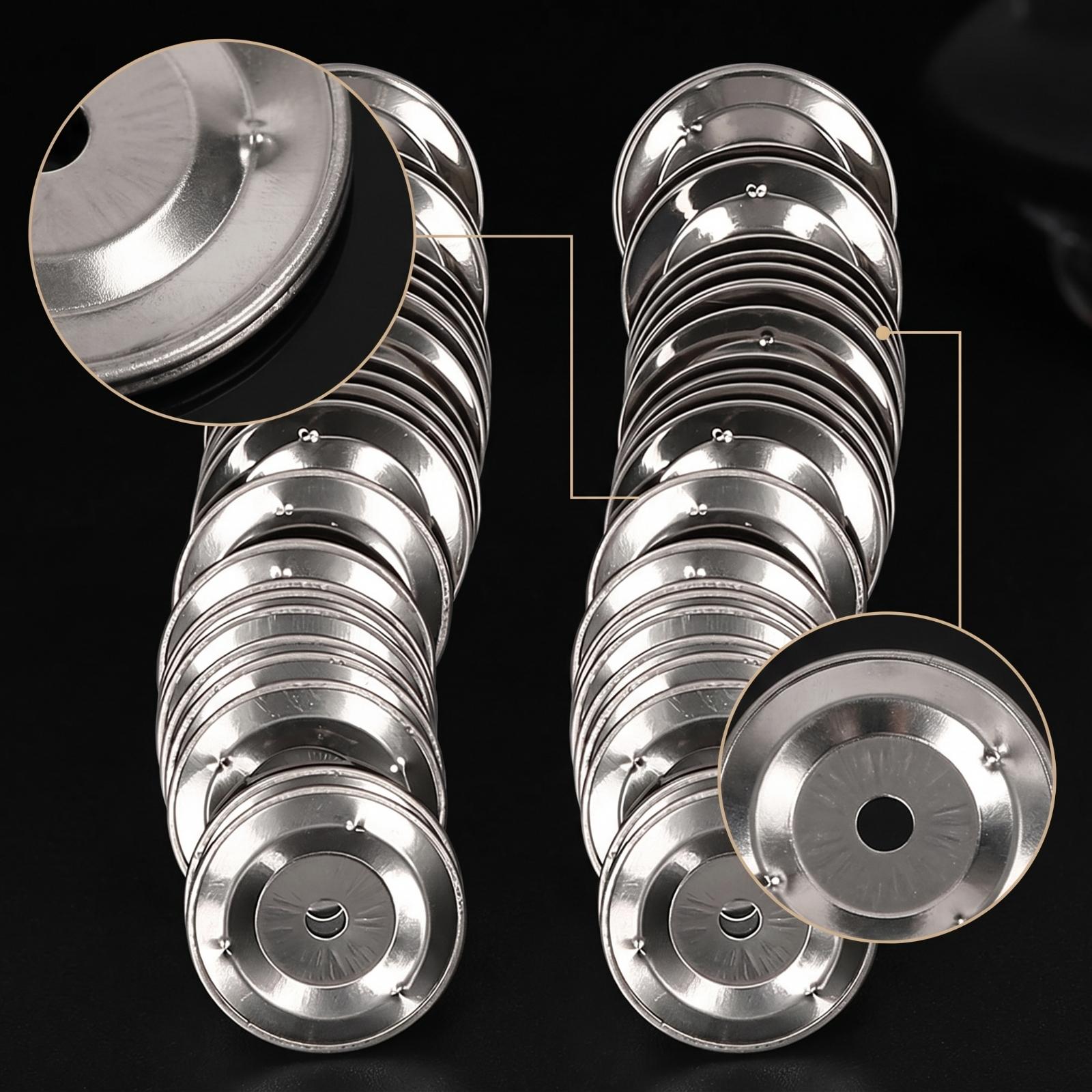 50pcs Steel Tambourine Bells R - Musical Instrument Repairs ulasan dan harga