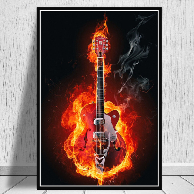 Canvas Prints Pictures Wall Ar - Musical Instrument Images ulasan dan harga