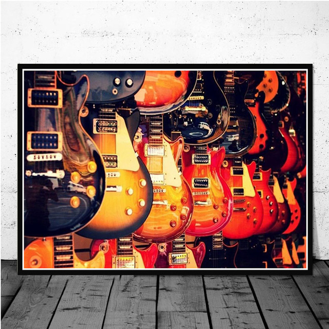 Canvas Prints Pictures Wall Ar - Musical Instrument Images ulasan dan harga