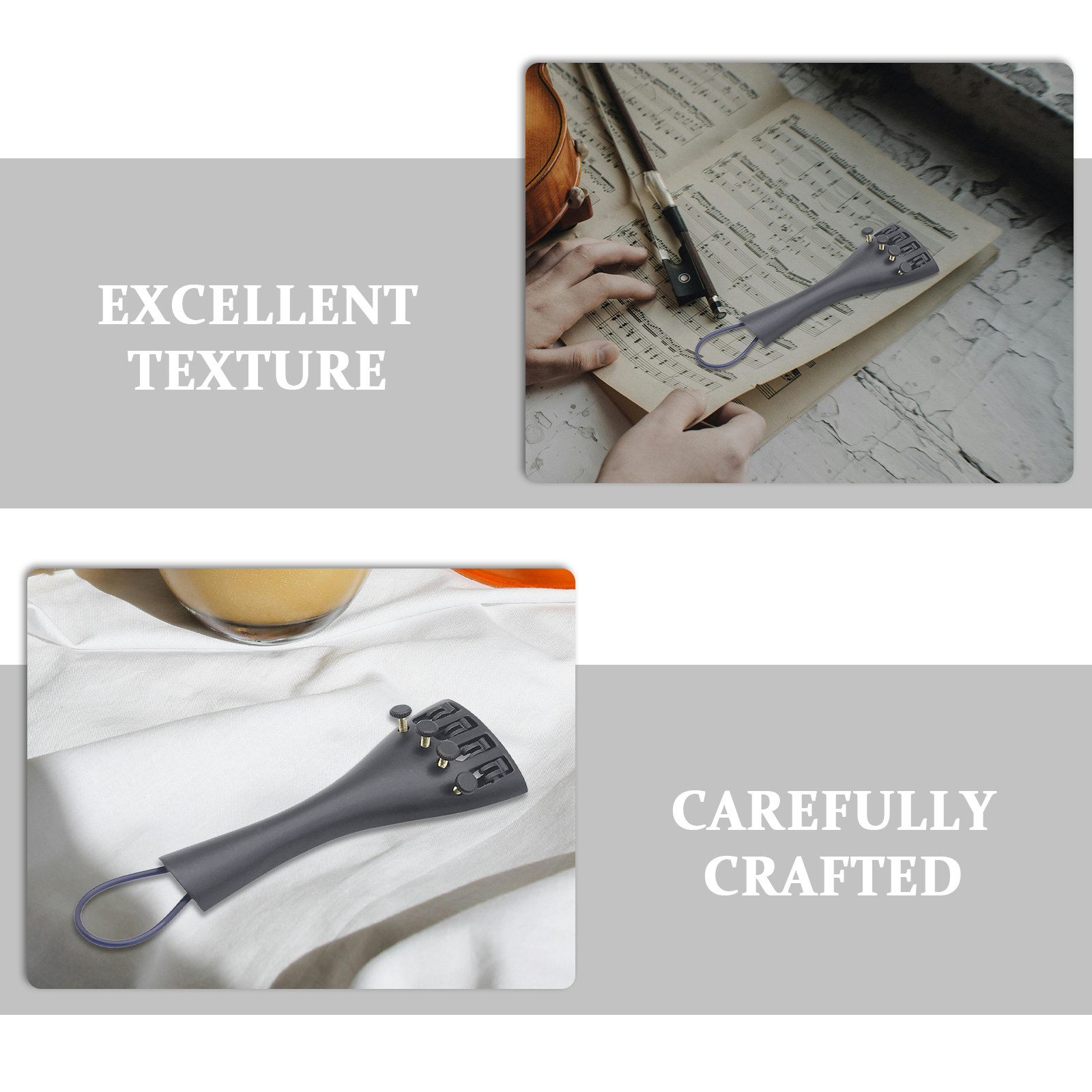 Violin Tailpiece Aluminum Allo - Musical Instrument Repairs ulasan dan harga