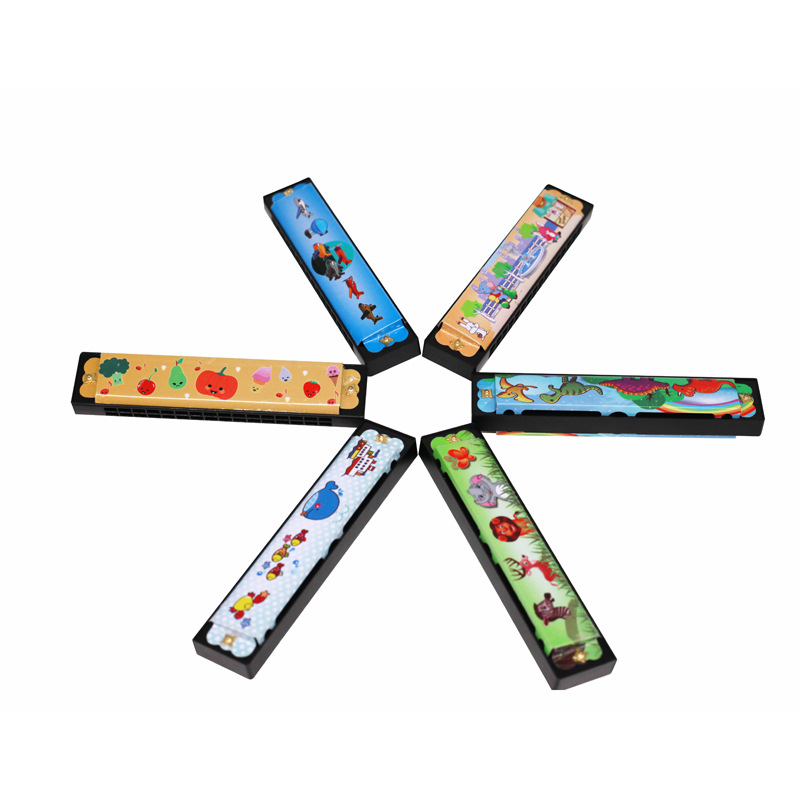 Children's Harmonica, Wooden M - Musical Instrument That You Blow Into ulasan dan harga