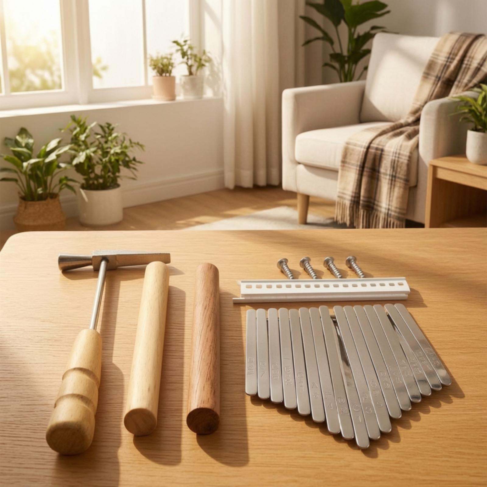 DIY Kalimba Thumb Piano 17 Key - Musical Instrument Repairs ulasan dan harga