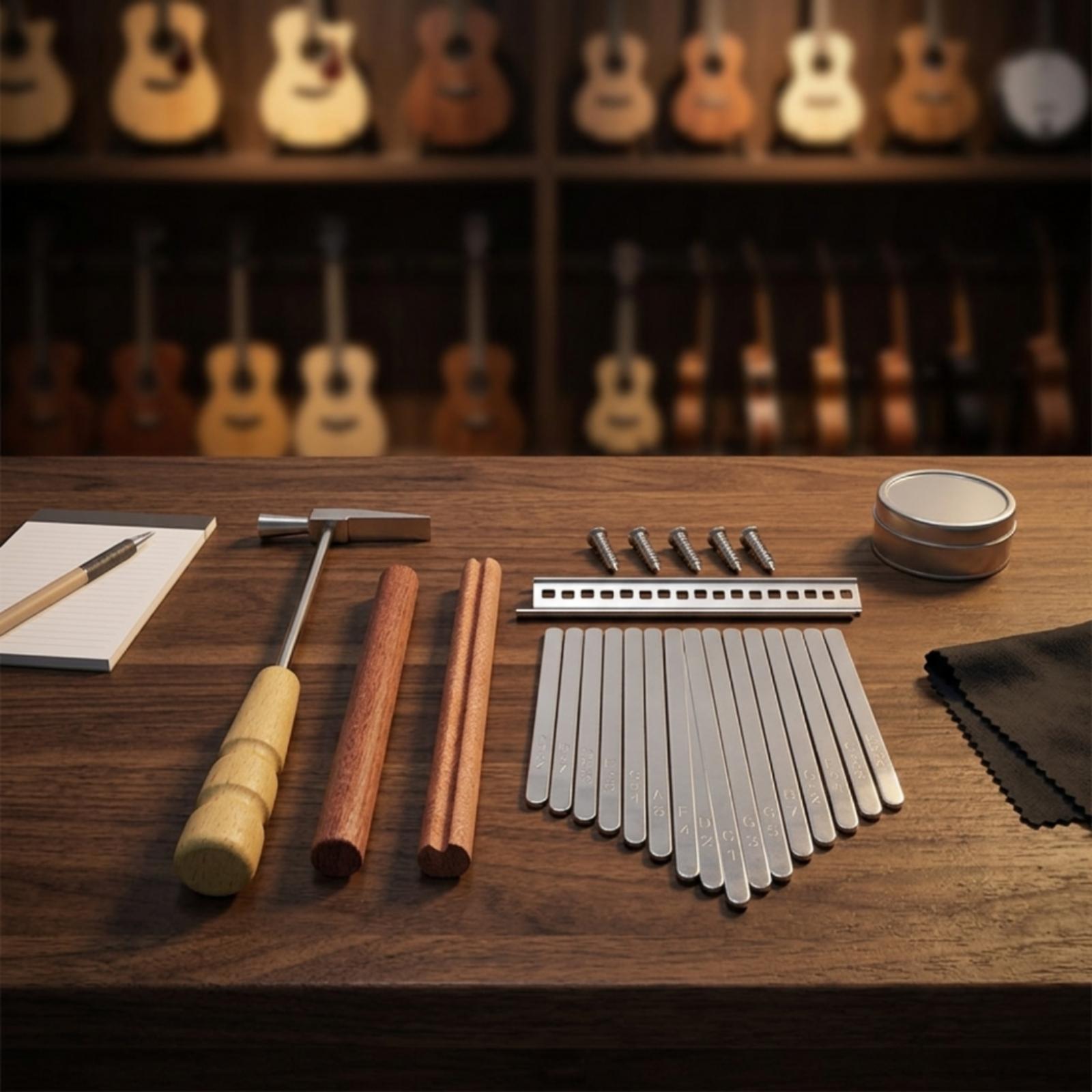 DIY Kalimba Thumb Piano 17 Key - Musical Instrument Repairs ulasan dan harga