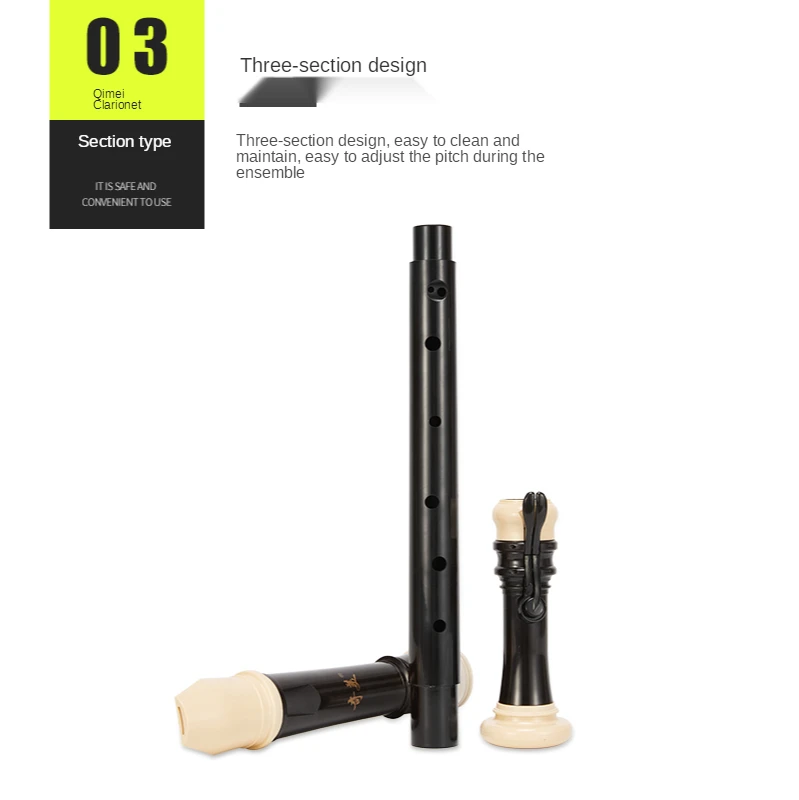 Qimei Baroque Tenor Clarinet   - Musical Instrument Recorder ulasan dan harga